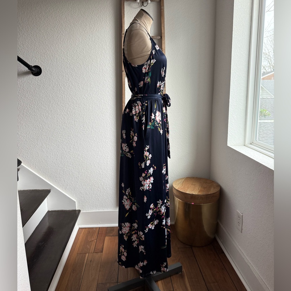 Ouges Women's Summer Spaghetti Strap V-Neck Flora… - image 5